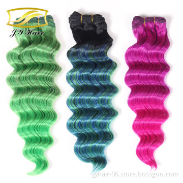gold synthetic hair OEM length and Color names of different synthetic hair
